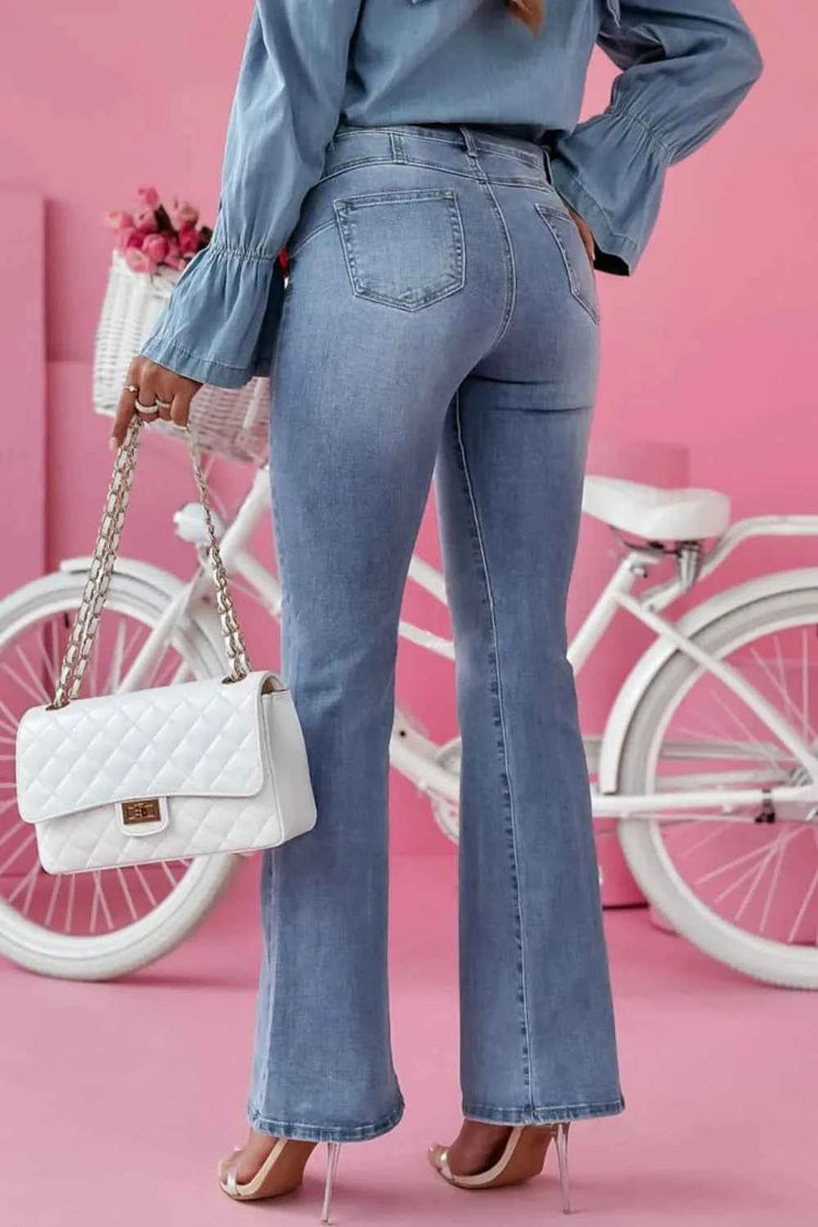 Bootcut Jeans with Pockets
