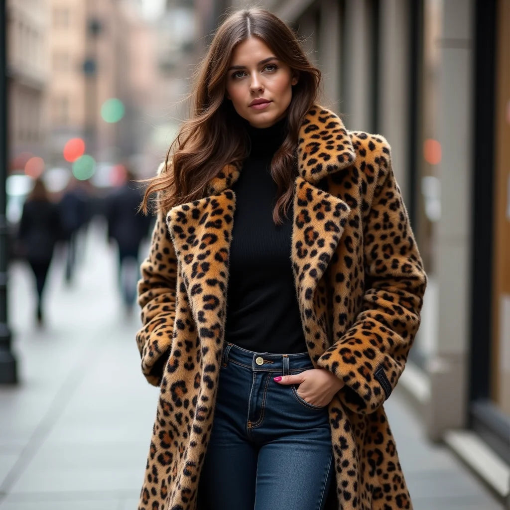 Stylish Leopard Coat - The Stylish Leopard Coat: Elevate Your Everyday Wardrobe