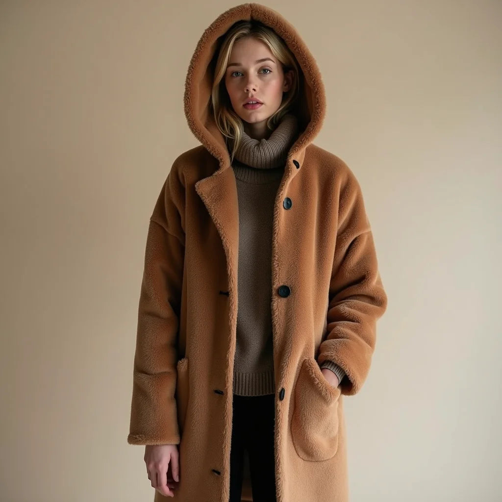 Cozy Hooded Outerwear - Cozy Hooded Outerwear for Warm Stylish Everyday Layering