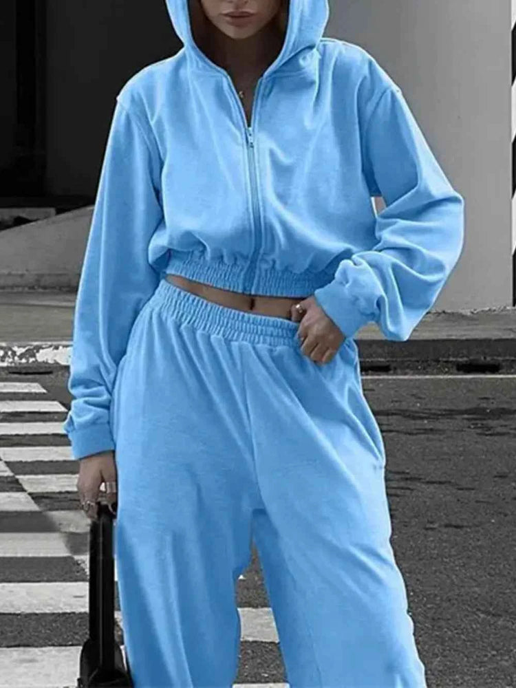 Zip Up Hoodie and Pants Set for Ultimate Comfort and Style