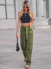 High-Waisted Cargo Jeans with Multi-Pocket Design for Ultimate Style and Comfort