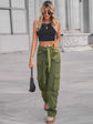High-Waisted Cargo Jeans with Multi-Pocket Design for Ultimate Style and Comfort