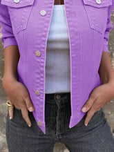 Button Front Denim Jacket for Effortless Style and Comfort