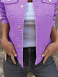 Button Front Denim Jacket for Effortless Style and Comfort