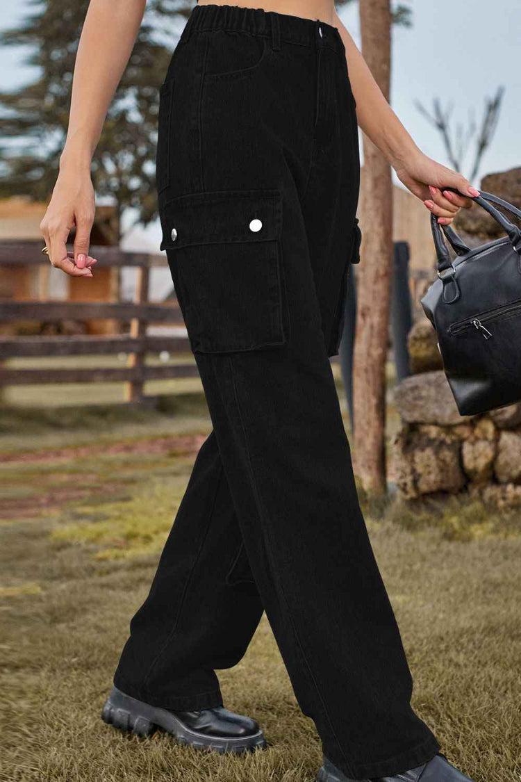 Loose Fit Long Jeans with Pockets for Ultimate Comfort and Style