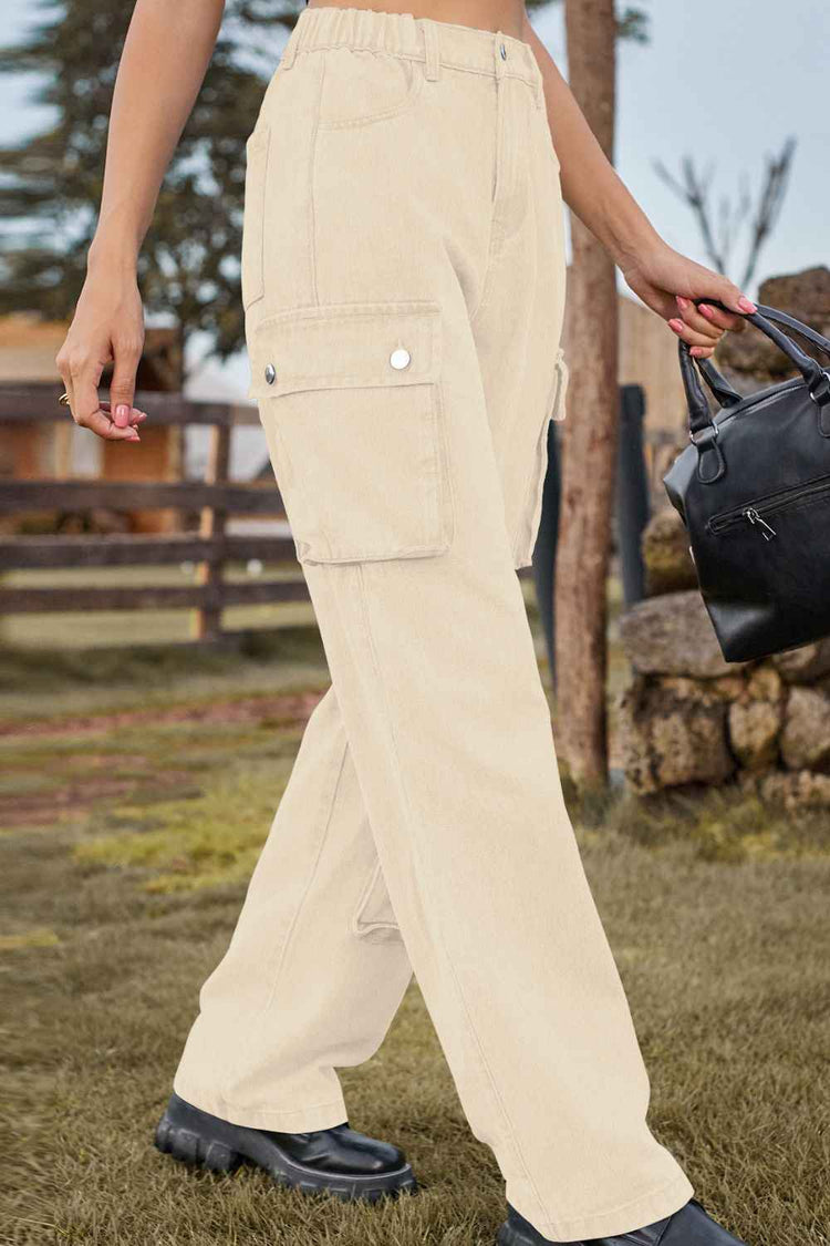 Loose Fit Long Jeans with Pockets for Ultimate Comfort and Style