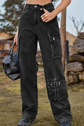 Loose Fit Long Jeans with Pockets for Ultimate Comfort and Style