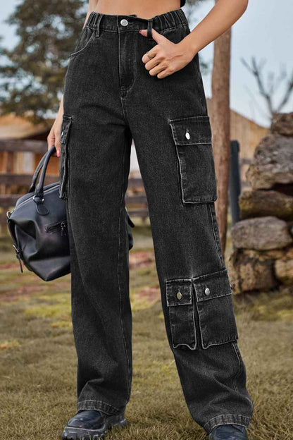 Loose Fit Long Jeans with Pockets for Ultimate Comfort and Style