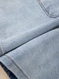 Wash High Rise Denim Shorts