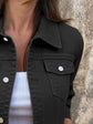 Button Front Denim Jacket for Effortless Style and Comfort