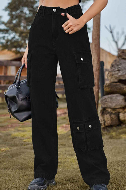 Loose Fit Long Jeans with Pockets for Ultimate Comfort and Style