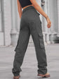 High-Waisted Cargo Jeans with Multi-Pocket Design for Ultimate Style and Comfort