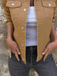Button Front Denim Jacket for Effortless Style and Comfort