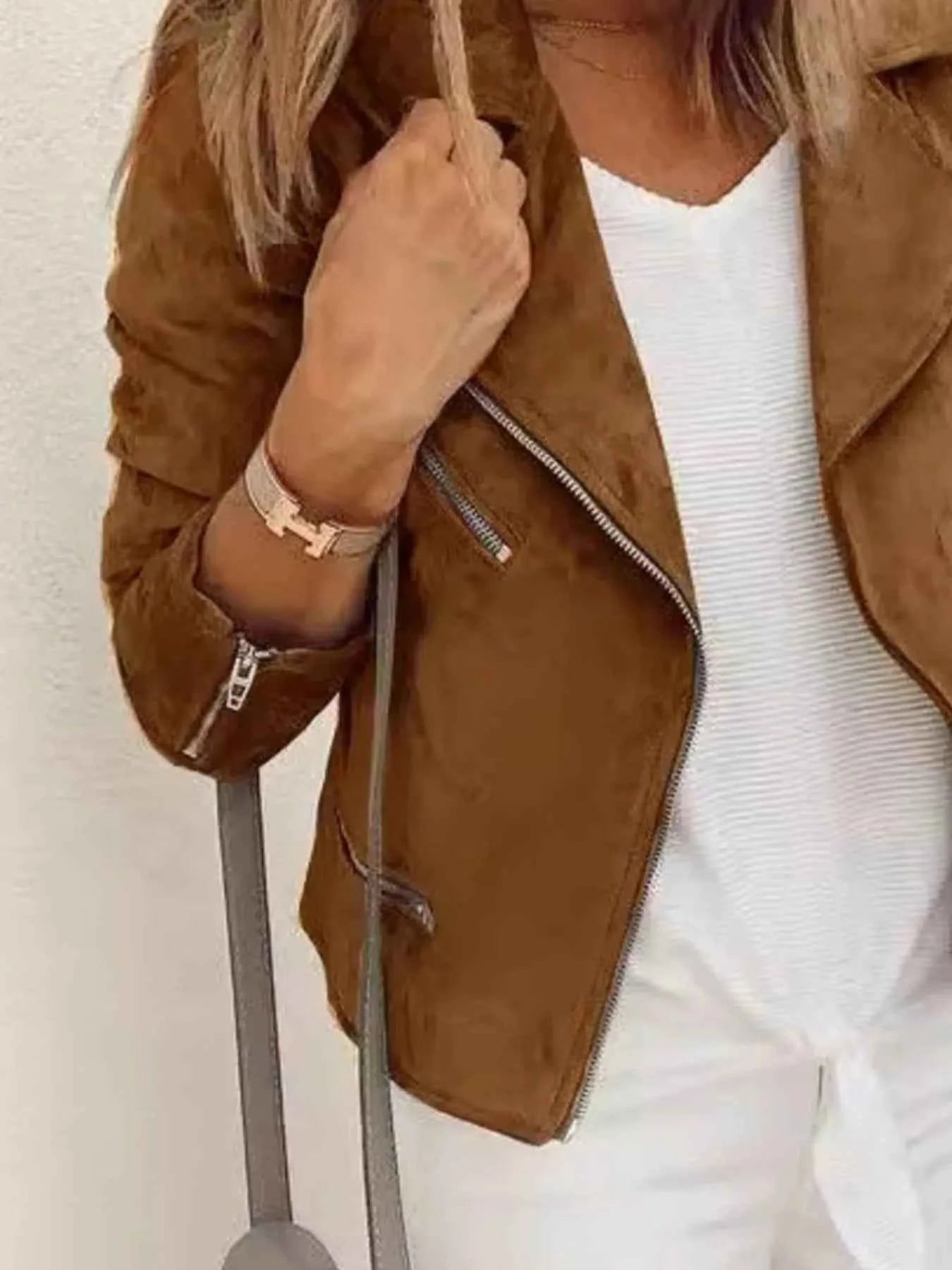 Zip Up Long Sleeve Jacket