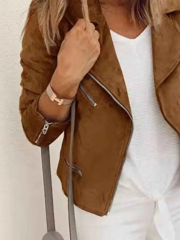 Zip Up Long Sleeve Jacket