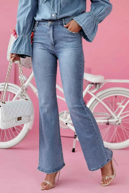 Bootcut Jeans with Pockets