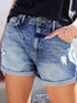 Distressed Denim Shorts for Trendy Summer Style