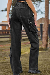 Loose Fit Long Jeans with Pockets for Ultimate Comfort and Style