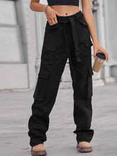 High-Waisted Cargo Jeans with Multi-Pocket Design for Ultimate Style and Comfort