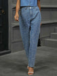 Pearl Straight Jeans with Pockets and Detail