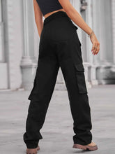 High-Waisted Cargo Jeans with Multi-Pocket Design for Ultimate Style and Comfort