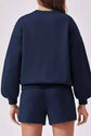 Round Neck Sweatshirt and Shorts Set for Ultimate Comfort and Style