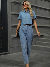 Pearl Straight Jeans with Pockets and Detail