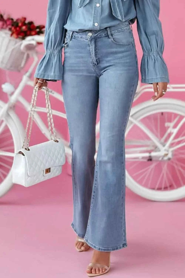 Bootcut Jeans with Pockets