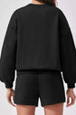 Round Neck Sweatshirt and Shorts Set for Ultimate Comfort and Style
